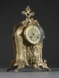 Kaminur, messing 1900-tallet 
