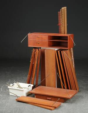 Poul Cadovius. Royal reolsystem af teaktræ 36