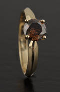 Solitaire ring, ca 1,08 ct.