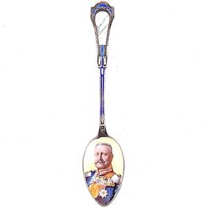 TESKED, emaljerat silver, General Oberst Hindenburg.