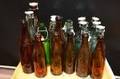 Parti glasflaskor 20st