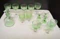 Parti färgat glas b la 5 st ulleslipade