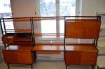 Bokhylla i teak 60-tal bruks slitage L280 H160