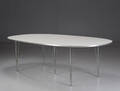Piet Hein  Bruno Mathsson. Super Ellipse bord, L. 240 cm 