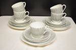 Kaffekoppar, fat assietter gustavsberg salix 21del