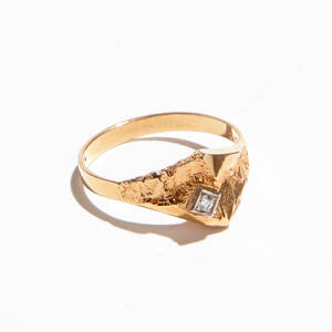 Ring 18 k guld diamant