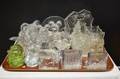 Parti glas figuriner bl a pukeberg
