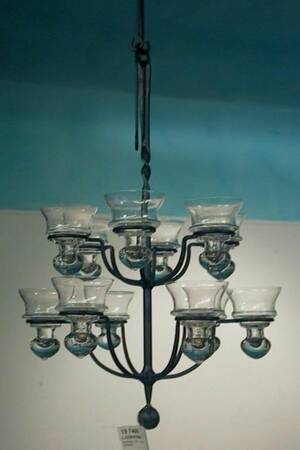 Ljuskrona, smideglas