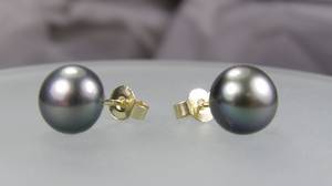 Ohrstecker mit Tahitiperlen    2 