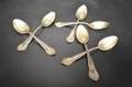Teskedar 6 st sterlingsilver 123gr