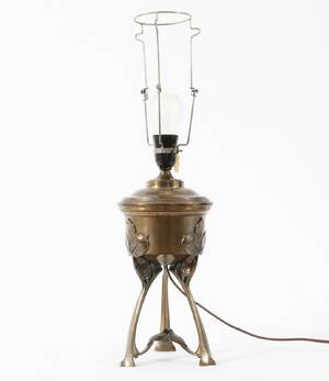 Bordslampa, jugend, tidigt 1900-tal