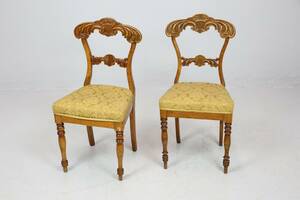 STOLAR, ett par, senempire, 1800-talets mitt