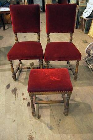 Stolar ett par , pall