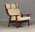 Hans J. Wegner. Høj lænestol model GE-530