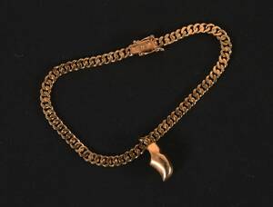 Armband med berlock, 18k, 1953