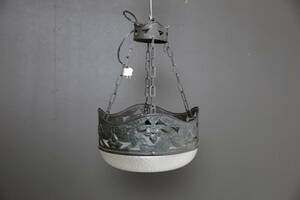 AMPEL, grönpatinerad metall, 1900-talets förra hälft