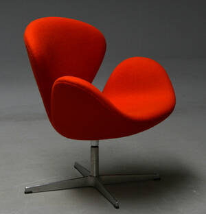 Arne Jacobsen. Lænestol Svanen, model 3320 