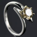 Solitaire ring ca. 0.92 ct.