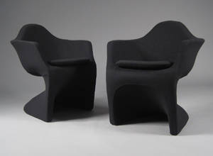 Moderne design - Par loungechairs 2
