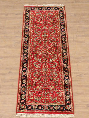 Kashmir Sarouk løber 76 x 197 cm