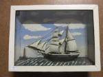 Glasad halvmodell 25x35