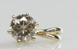 Brillantvedhæng, ca. 0.46 ct.