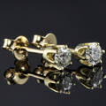 Par brillant ørestikker ca. 0.46 ct.