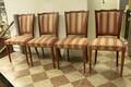 Matsalsstolar, 4 st. Gustaviansk stil