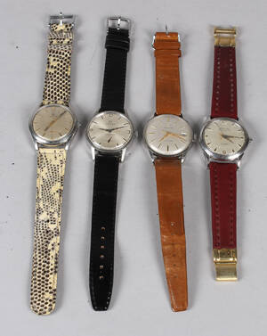 Armbandsur, Certina, 195060-tal, 4 st