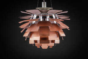 Poul Henningsen. Pendel Koglen kobber, Ø 60 cm