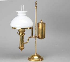 Petroleumslampe, messing