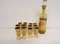 Karaff och 66 glas