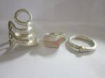 3 Silverringar