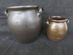 2 Höganäskrukor 2-8L