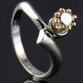 Solitaire ring ca. 0.45 ct.