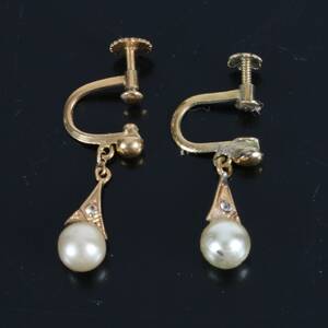 PÄRLHÖRHÄNGEN guld och pärla