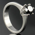 Solitaire ring ca. 1.40 ct.