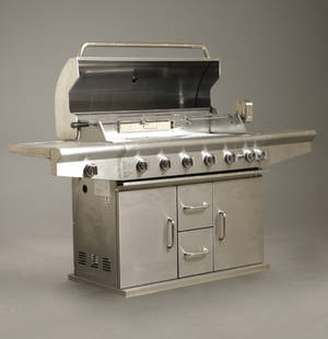 Gasgrill i rustfrit stål