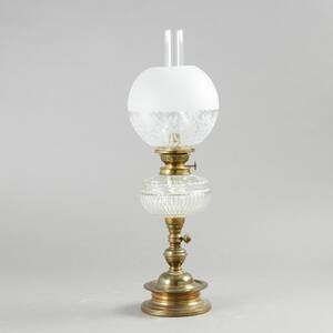 Bordsfotogenlampa mässing
