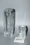 Ljusstakar 2 st, Iittala, H 9  23 cm