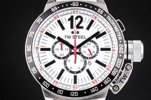 TW Steel Chronograph herrearmbåndsur af stål, ref. CE1014