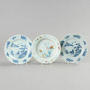 Tallrikar Kina 1700-tal