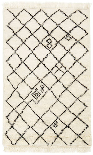 Handknuten Marockansk matta  129 x 83 cm