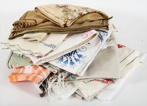 Parti textilier, mestadels dukar