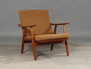 Hans J. Wegner, lænestol, teaktræ, model 270  Denne vare er sat til omsalg under nyt varenummer 4560160
