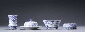 Royal Copenhagen. Fire dele musselmalet service 4