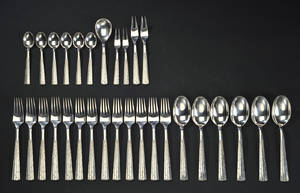 Jens H. Quistgaard Champagne bestik af sølv 30