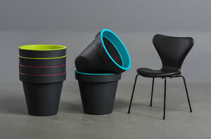 6 store havekrukker slagfast plast med UV sikring 6