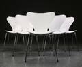 Arne Jacobsen. Seks 7er-stole, model 3107 6