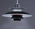 Poul Henningsen. PH5 pendel af senere mat sortlakeret metal